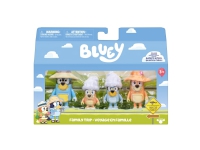 Figurer 4-pakning Familie på ferie Bluey