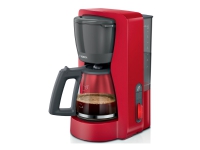 Produktfoto för Bosch TKA3M134, Droppande kaffebryggare, 1,25 l, Malat kaffe, 1200 W, Röd