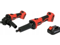 YATO 18V SANDMASKEL Uppsättning med 2 st. hörn + PROST 1x4.0Ah