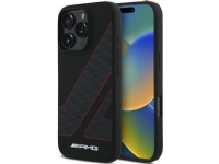 Mercedes AMG AMHMP16X2SCFR iPhone 16 Pro Max 6.9 czarny/black hardcase Checkered Flag Pattern MagSafe