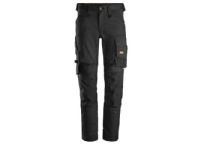 Snickers buks 6341 stretch, slim fit, sort, str. 56