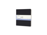 Moleskine Art, monokromatisk, svart, 88 ark, 120 g/m², mykt omslag, Universal