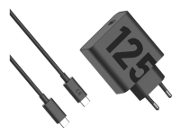 TurboPower 125W Power Adapter - Black (incl. USB-C cable)