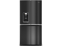 Lodówka Whirlpool Whirlpool Refrigerator | WQ9I FO2BX EF | Energy efficiency class E | Free standing | Side by side | Height 187.6 cm | No Frost system | Fridge net capacity 355 L | Freezer net capacity 237 L | Display | 41 dB | Black