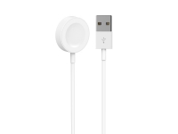 Sinox PRO trådløst USB-A ladekabel til Apple Watch®. 1m. Hvid