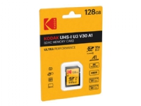 Kodak - Flashminnekort - 128 GB - UHS Class 3 / Class10 - 650x - SDXC UHS-I