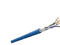 Actassi uskærmet datakabel Cat 6A U/UTP 4P CL-MNC 550MHz 500M Dca blå. separationsklasse C - (500 meter)