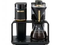 Melitta Melitta filterkaffemaskin - EPOS Sort og gull - Filterkaffemaskin med innebygget kvern