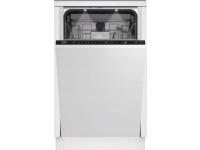Beko BDIS38040A, Fullstendig innebygget, Full størrelse (60 cm), Rustfritt stål, Sort, Knapper, LED