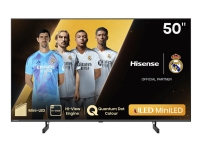 Hisense 50U6NQ - 50 Diagonalklasse U6NQ Series LED-bakgrunnsbelyst LCD TV - ULED Mini LED - Smart TV - VIDAA - 4K UHD (2160p) 3840 x 2160 - HDR - Mini-LED, Quantum Dot - svart, mørk grå