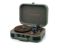 Muse MT-207 PGR, Direktedrevet platespiller, Automatisk, Grønn, 33,45,75 RPM, Rotasjon, 10 W