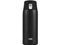 Emsa Isolert Drikkeflaske Light Mug, 0,4 Liter, Sort 100% Lekkasjesikker, Slank Og Lett Form, Kun 193 G, - 1 Stk (N2151700)