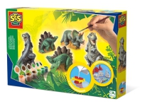 SES Creative Children''s Dinosaurs Casting and Painting Set, Sæt til støbning/maling til børn, 5 År, Flerfarvet