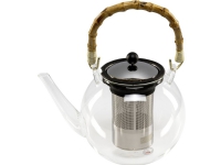 bodum ASSAM BAMBOO 1 Liter Te-forbereder Transparent, Sort, Bambus