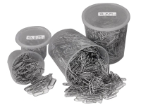 Esselte – Pappersklämmor – 25 mm – metall – paket med 1000