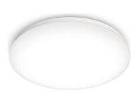 Philips Moire - Taklampe - LED - 17 W - kjølilg hvitt lys - 4000 K - rund - hvit