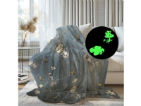 KANGURU Radiserne Glow-In-Dark Plaid / Tæppe 130 x 150 cm