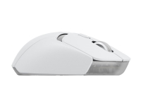 G G309 - Mus - Gaming - Optisk - 6 Knapper - Trådløs - Bluetooth, 2.4 Ghz - Usb  Lightspeed-Mottaker - Hvit