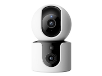 Xiaomi C300 Dual - Nettverksovervåkingskamera - multisensor + panorering / tipping / zoom - farge (Dag og natt) - 3 MP - 2304 x 1296 - lyd - trådløs - Wi-Fi - 802.11ax, Bluetooth 5.3 - H.265 - DC 5 V