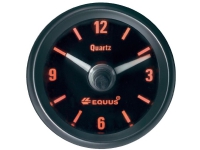 Equus 656789 Bil indbygningsinstrument Quartz-ur analog 4 LEDer Blå, Grøn, Gul, Rød 52 mm Bilpleie & Bilutstyr - Interiørutstyr - Annet interiørutstyr