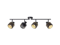 Brilliant Tyas 99945/86 Loftsbelysning E14 Sort, Guld