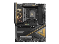 MSI MEG Z890 ACE - Hovedkort - ATX - LGA1851-sokkel - Z890 Chipset - USB-C 3.2 Gen 2x2, USB 3.2 Gen 1, USB 3.2 Gen 2, USB4, USB-C 3.2 Gen2 - 10 Gigabit LAN, Wi-Fi 7, Bluetooth - innbygd grafikk (CPU kreves) - HD-lyd (8-kanalers)
