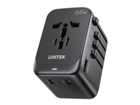 Unitek-lader Unitek-reiselader EU/US/UK/AUS PD 65 W