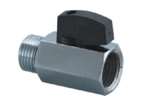 GUSTAVSBERG Securex forkromet kuglehane 1/2 muffe/nippel med greb & kontraventil
