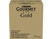 Gourmet Purina Gourmet Gold Pieces i mix saus 96x85g