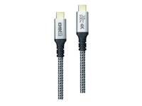 2GO 797513, 2 m, USB C, USB C, USB 3.2 Gen 2 (3.1 Gen 2), 10 Gbit/s, Sølv
