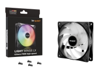 be quiet! Light Wings LX - Kabinettvifte - PWM-høyhastighet - 120 mm - svart