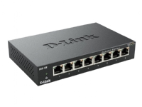 D-Link DGS 108 - Switch - 8 x 10/100/1000 - stasjonær PC tilbehør - Nettverk - Switcher