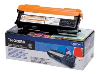 Brother TN320BK - Svart - original - tonerpatron - for Brother DCP-9055, DCP-9270, HL-4140, HL-4150, HL-4570, MFC-9460, MFC-9465, MFC-9970