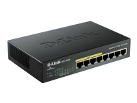 Bilde av D-link Dgs 1008p - Switch - Ikke-styrt - 4 X 10/100/1000 (poe) + 4 X 10/100/1000 - Stasjonær - Poe