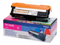 Brother TN320M – Magenta – original – tonerkassett – för Brother DCP-9055 DCP-9270 HL-4140 HL-4150 HL-4570 MFC-9460 MFC-9465 MFC-9970