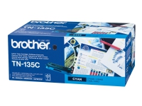 Brother TN135C - Lång livslängd - cyan - original - tonerkassett - för Brother DCP-9040, 9042, 9045, HL-4040, 4050, 4070, MFC-9420, 9440, 9450, 9840