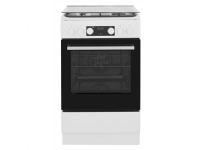 Whirlpool Cooker | WS5G8CHW/E/1 | Hob type Gas | Oven type Electric | White | Width 50 cm | LED | Depth 60 cm | 60 L