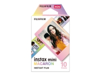 Fujifilm Instax Mini MACARON - Hurtigvirkende fargefilm - ISO 800 - 10 eksponeringer