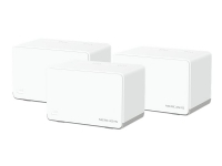Mercusys Halo H70X V1 - Wi-Fi-system - (3 rutere) - inntil 6000 kvadratfot - maske 1GbE - Wi-Fi 6 - Dobbeltbånd (en pakke 3)