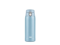 Emsa Isolert Drikkeflaske Lyskrus, 0,4 Liter, Isblå 100 % Lekkasjesikker, Slank Og Lett Form, Kun 193 G, - 1 Stk (N2151800)