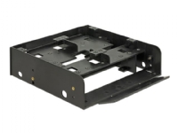 Delock Installation Frame – Adapter för lagringsfack – 5,25 till 1 x 3,5 tum och 2 x 2,5 tum – svart