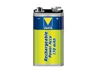 Varta Power Accu – Batteri 9V – NiMH – (uppladdningsbara) – 170 mAh