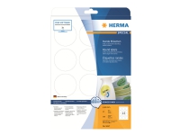 HERMA Special - Papir - matt - fjernbart selv-adhesiv - hvit - 60 mm rund 300 etikett(er) (25 ark x 12) merkelapper Papir & Emballasje - Markering - Etiketter og Teip