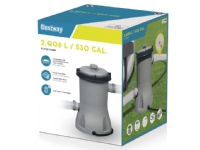 Bestway 58383-3, Patronfilterpumpe, Grå, Basseng på bakken, Rund, Patronfilter, China