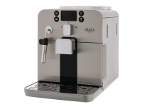 Gaggia Brera RI9305 - Automatisk kaffemaskin med melkeskummer - 15 bar - svart / sølv