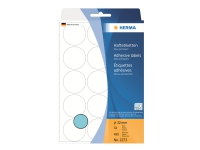 HERMA - Papir - permanent selv-adhesiv - blå - 32 mm rund 480 etikett(er) (32 ark x 15) runde etiketter Skrivere & Scannere - Papir
