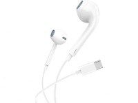 Foneng T15 in-ear hodetelefoner med ledning, USB-C, 1,2 m (hvit)