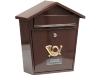 VOREL LETTERBOX 380 x 320 x 105 mm BRUN 78582