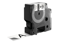 DYMO Rhino Coloured Vinyl - Vinyl - svart på hvitt - Rull (2,54 cm x 5,5 m) 1 kassett(er) tape - for Rhino 6000, 6000 Hard Case Kit