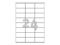 Avery - Hvit - 70 x 36 mm 2400 etikett(er) (100 ark x 24) flerbruks merkelapper Papir & Emballasje - Emballasje - Etiketter og etiketter